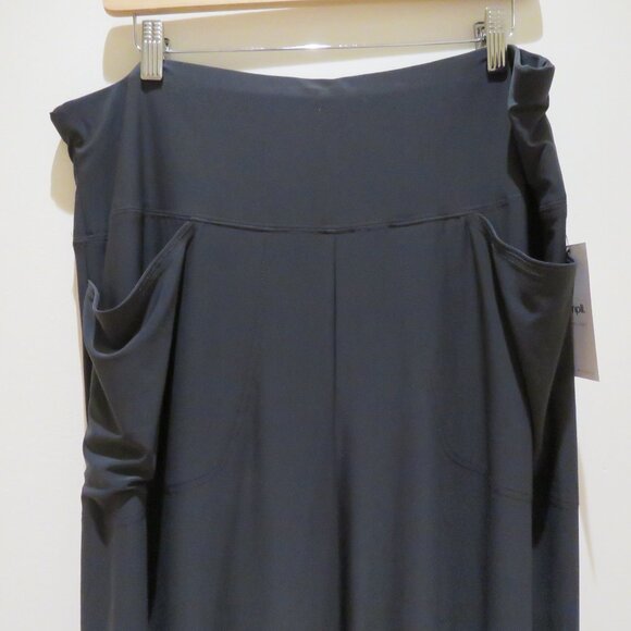 SYMPLI J-Hook Full Leg Pant Wide Leg in Graphite Lagenlook Minimalist Sz 18 NWT - Picture 3 of 15